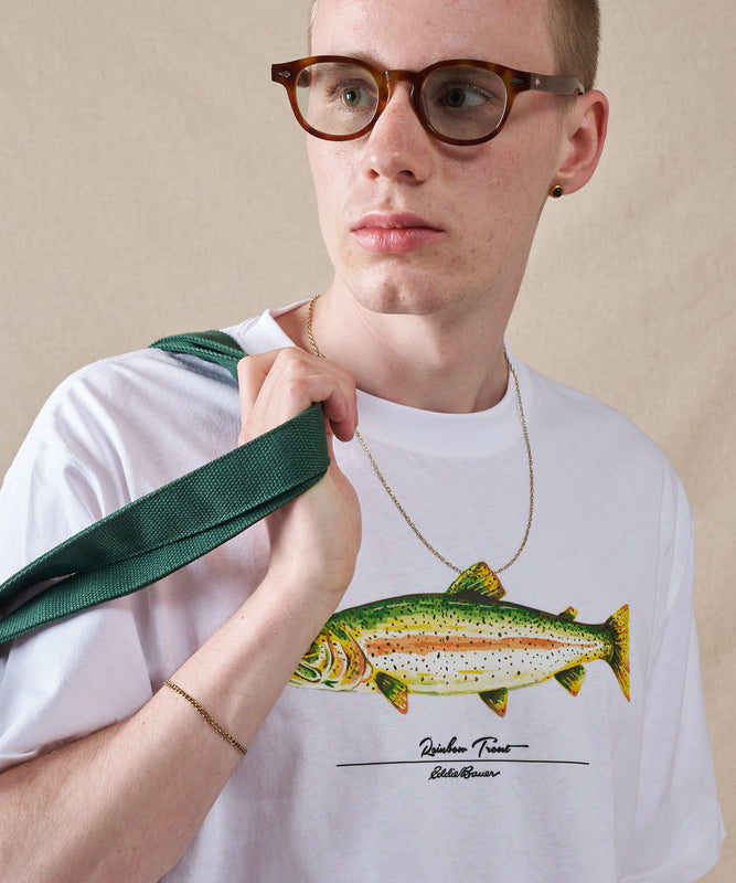 フィッシュ プリントTシャツ/FISH PRINT TEE
