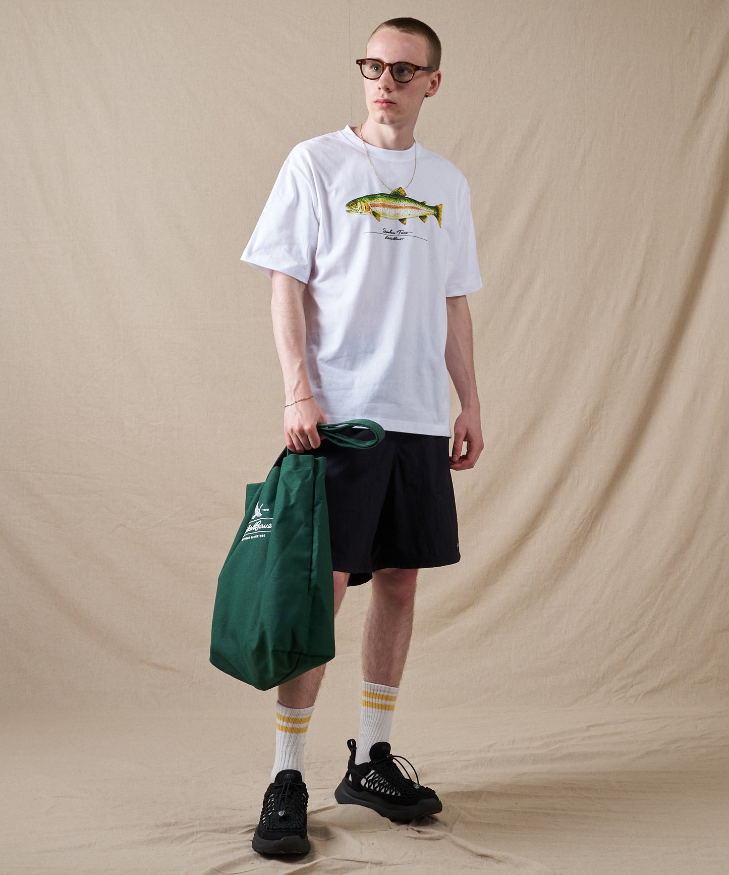 フィッシュ プリントTシャツ/FISH PRINT TEE