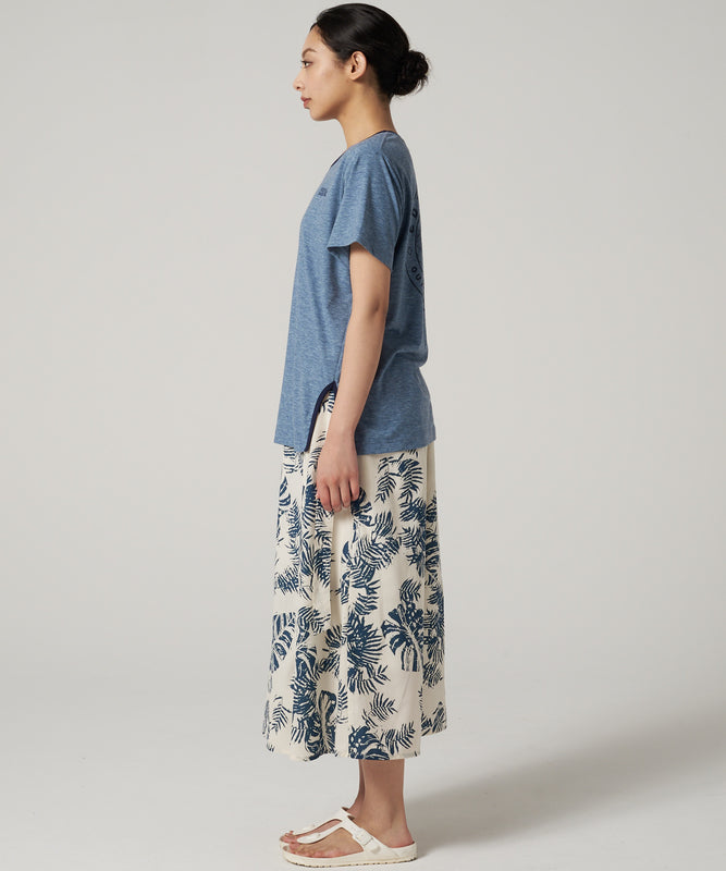 アシンメトリー スリット半袖Tシャツ/ASYMMETRY SLIT SS TEE