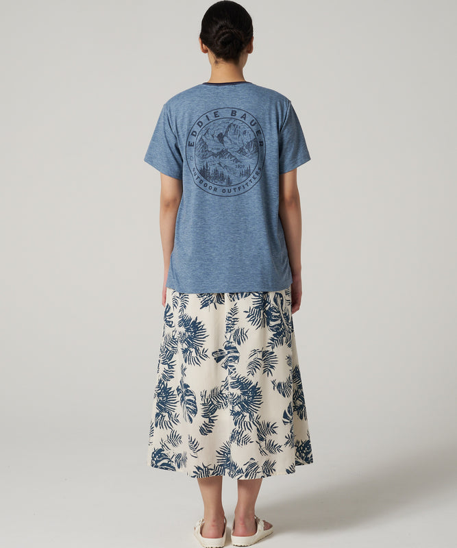 アシンメトリー スリット半袖Tシャツ/ASYMMETRY SLIT SS TEE