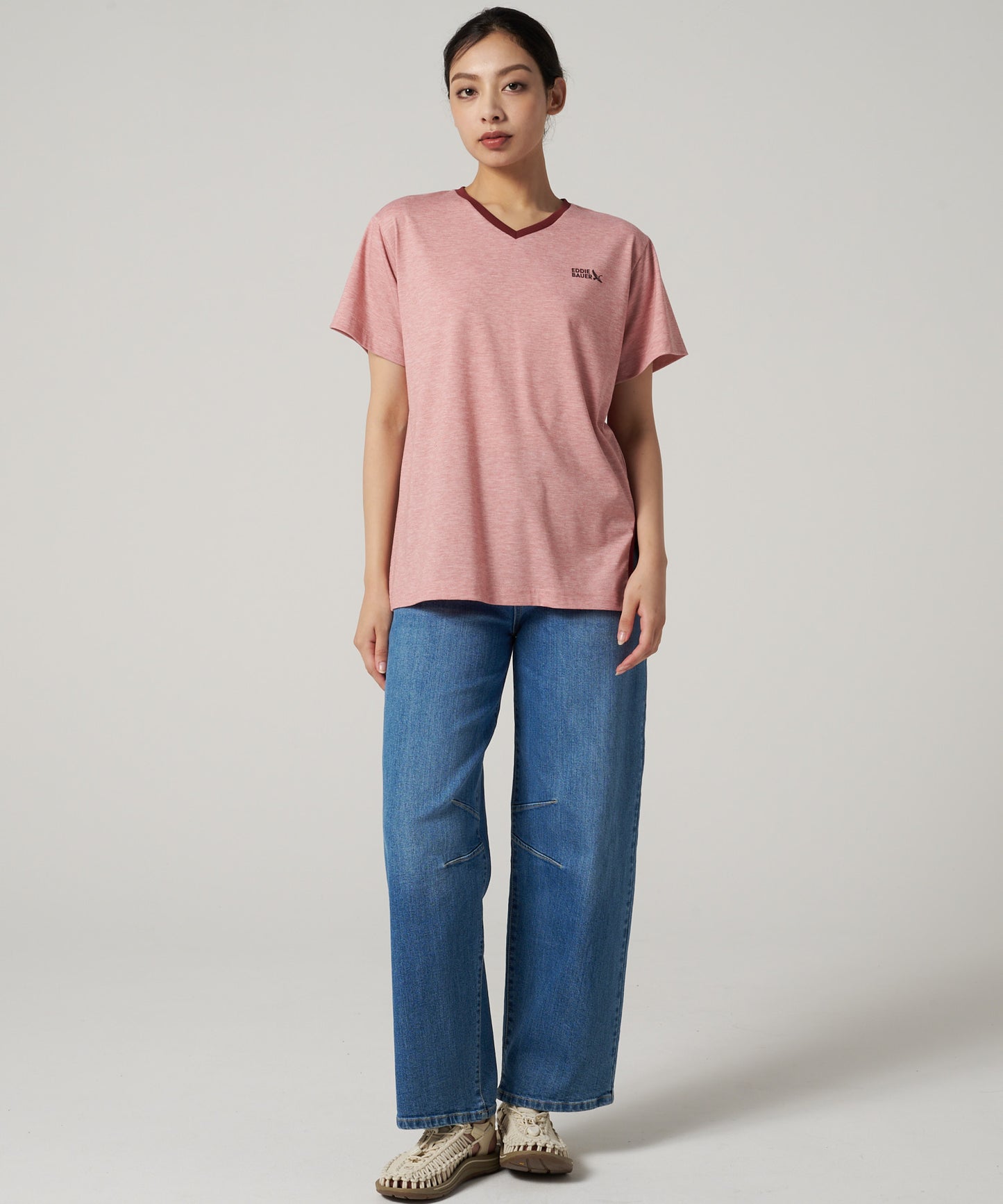 アシンメトリー スリット半袖Tシャツ/ASYMMETRY SLIT SS TEE