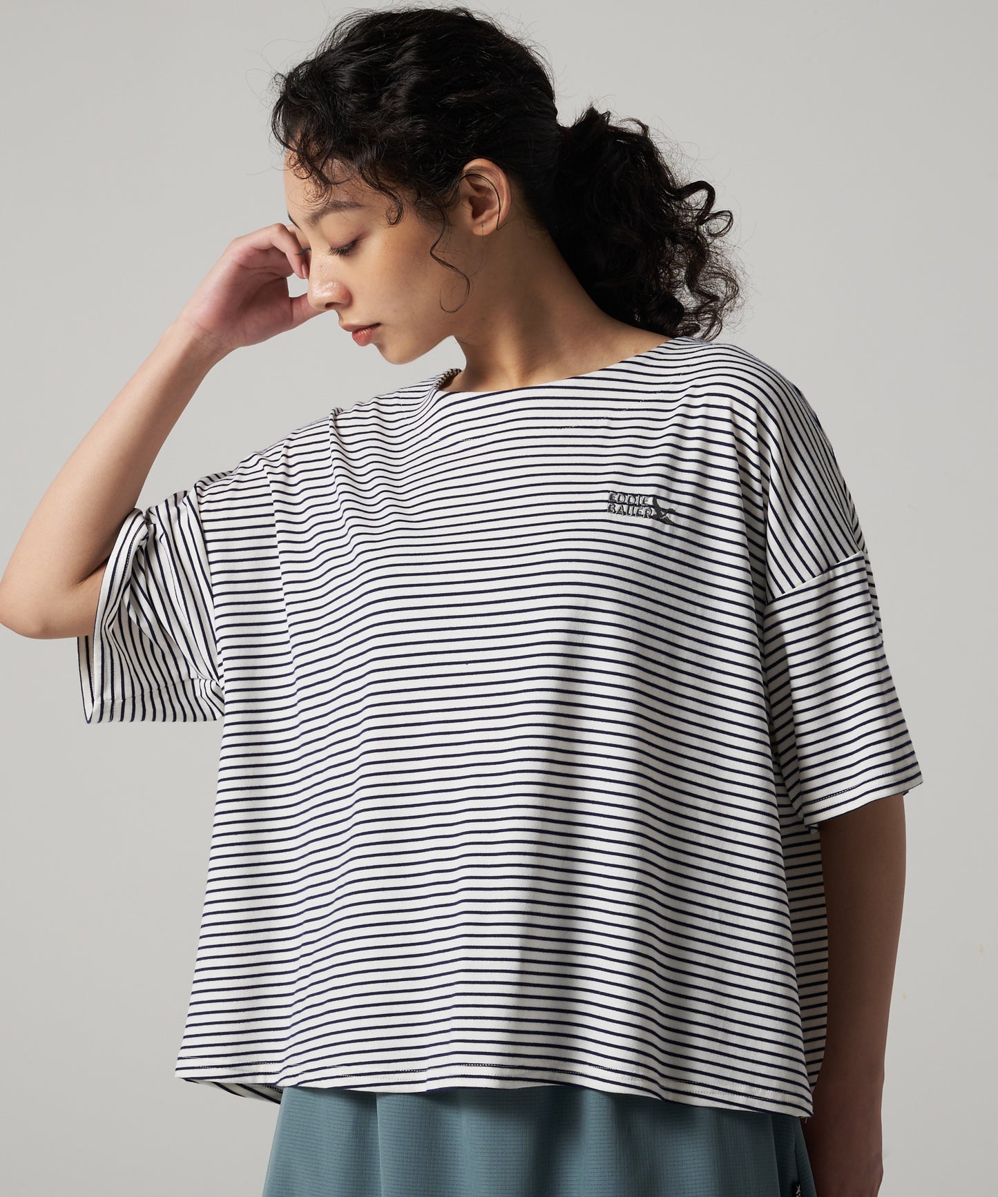 ボーダー 半袖Tシャツ/SS BORDER TEE