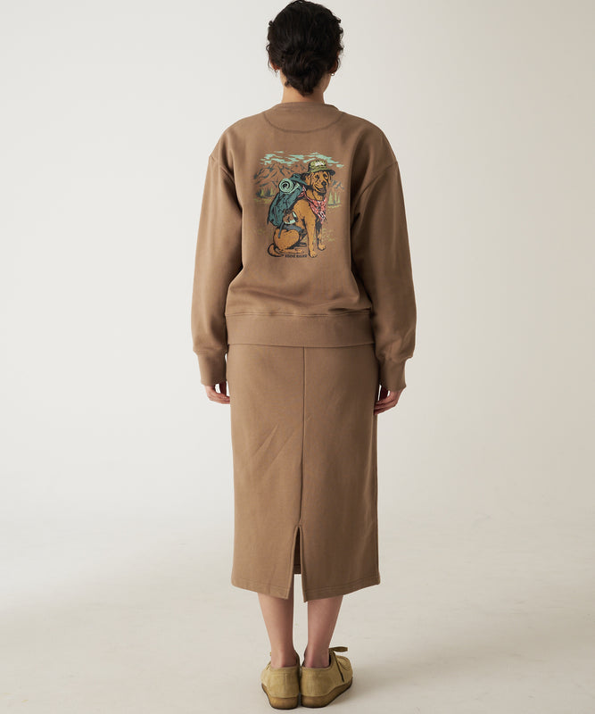 スリット スウェットスカート/SLIT SWEAT SKIRT