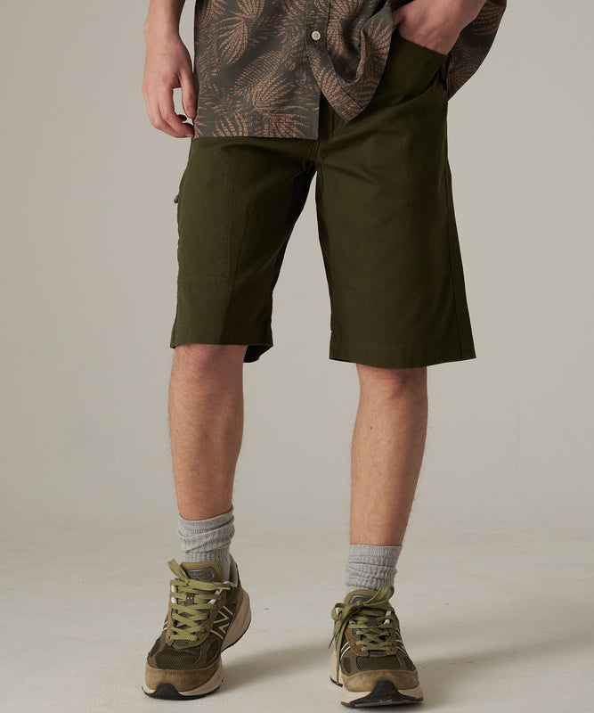 【予約】ラペル キャンバス ショートパンツ/RAPPELE CANVAS SHORTS