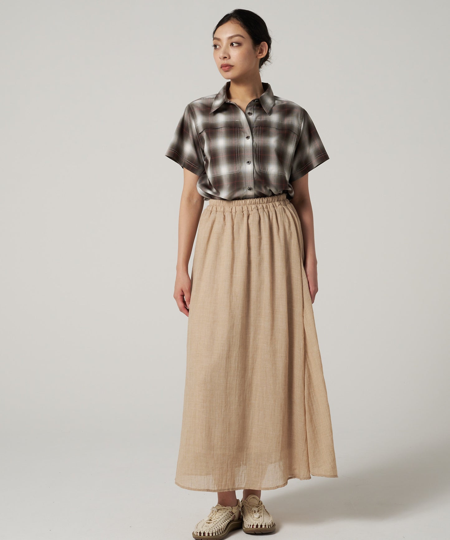 エアリー ギャザースカート/AIRY GATHER SKIRT