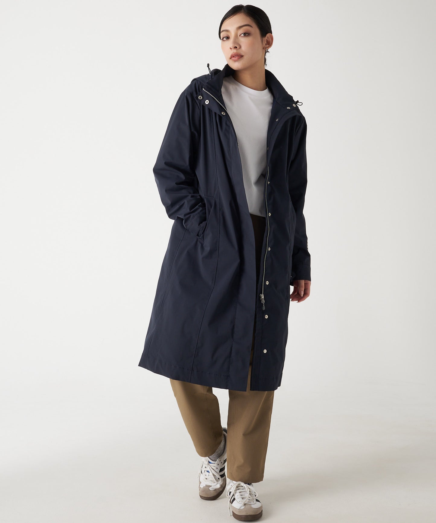 フード スプリング トレンチ/HOODED SPRING TRENCH