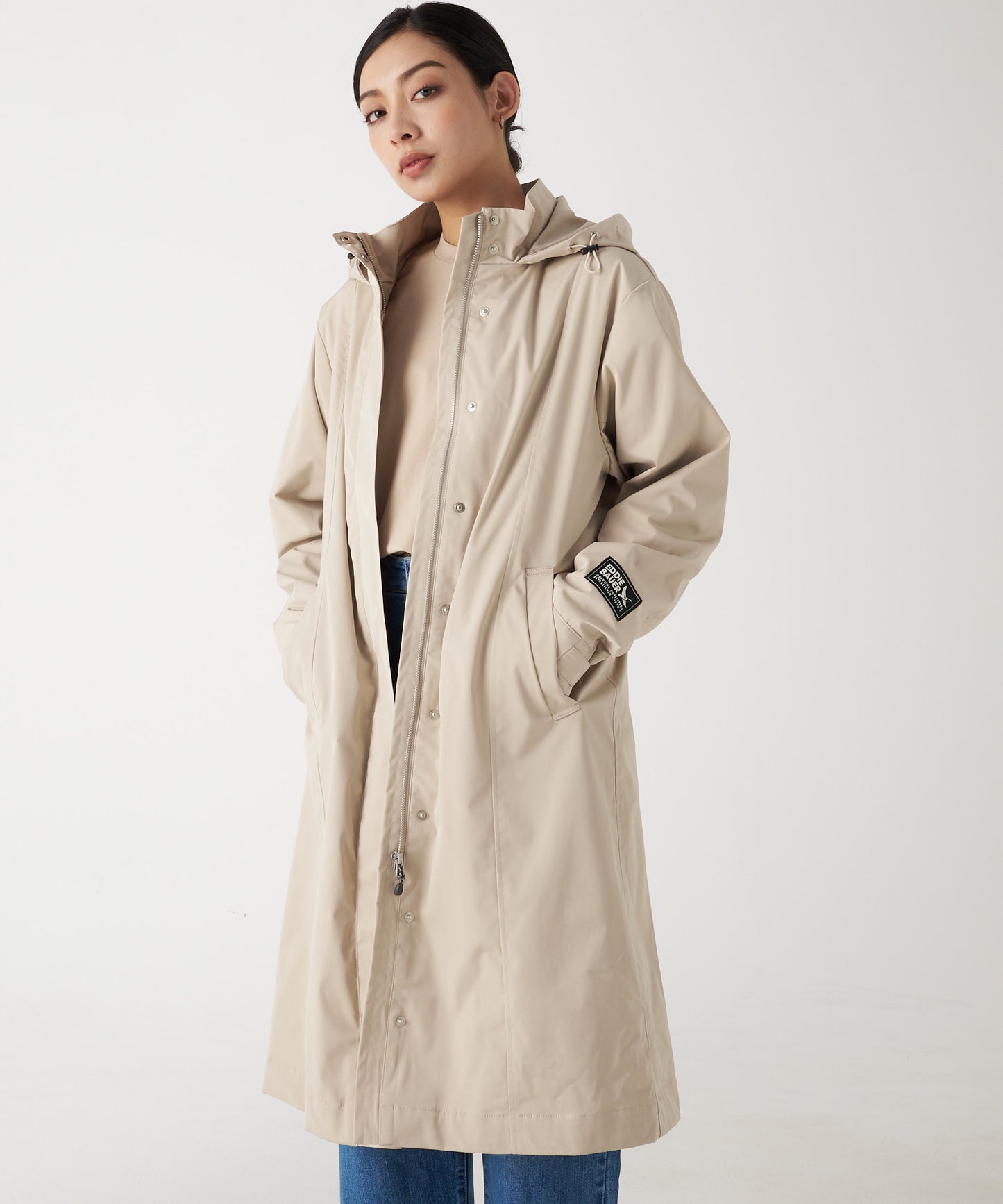 フード スプリング トレンチ/HOODED SPRING TRENCH