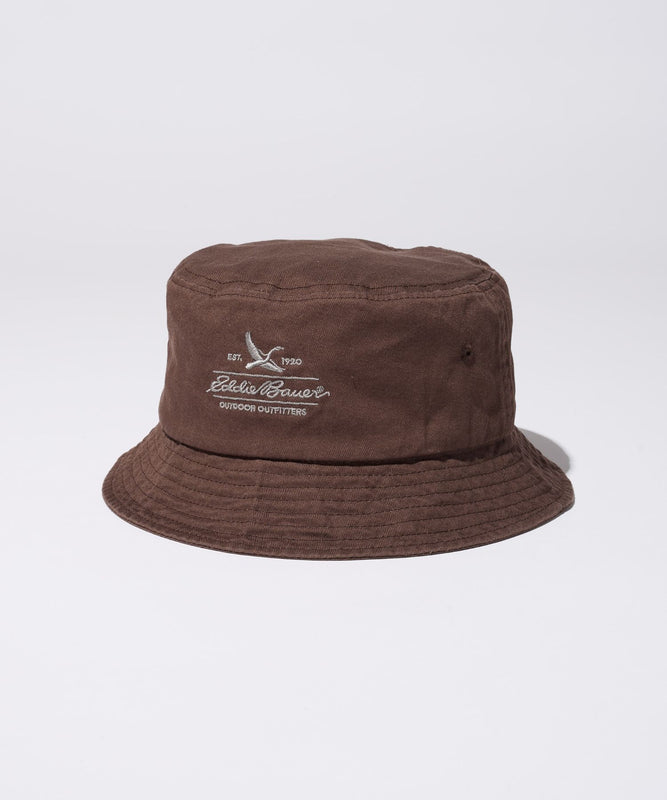 コットンツイル ロゴハット/COTTON TWILL LOGO BUCKET HAT