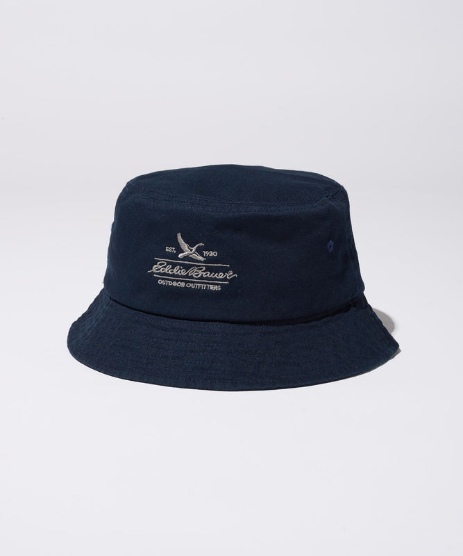 コットンツイル ロゴハット/COTTON TWILL LOGO BUCKET HAT