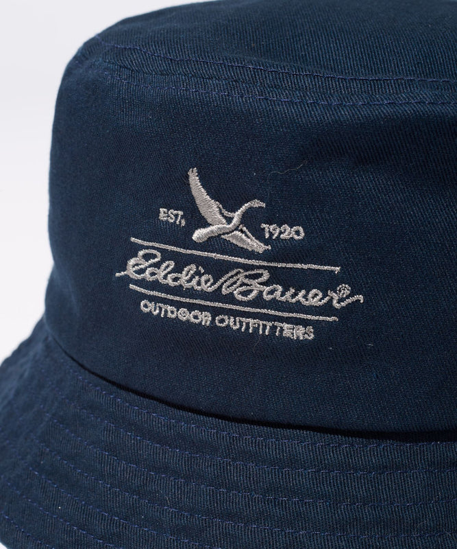 コットンツイル ロゴハット/COTTON TWILL LOGO BUCKET HAT