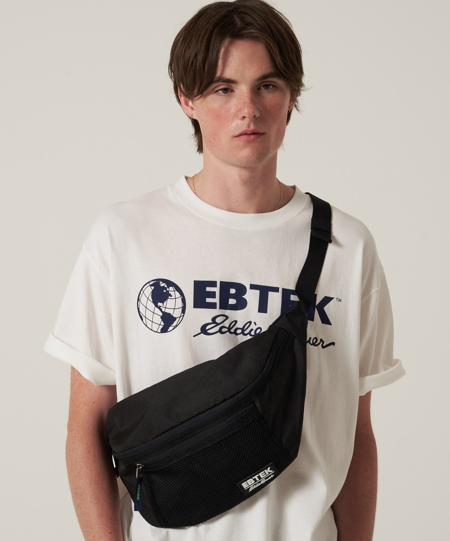 90s Eddie Bauer エディーバウアー　テック　メッセンジャー　バッグ 90s Eddie Bauer エディーバウアー メッセンジャーバック【美品