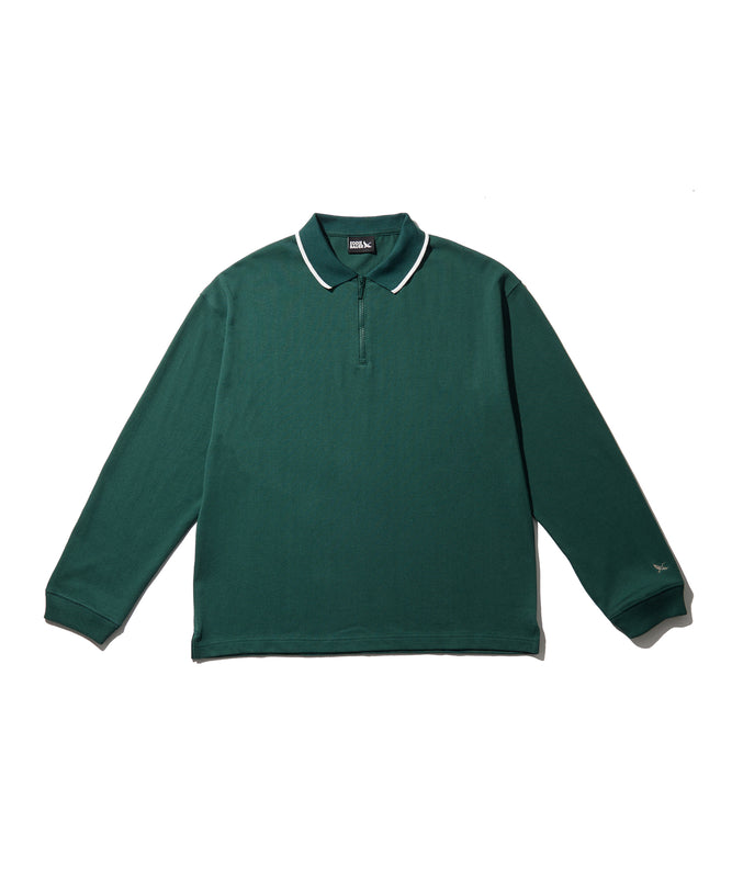 クォータージップ ラガーシャツ/QUARTER ZIP RUGGER SHIRTS