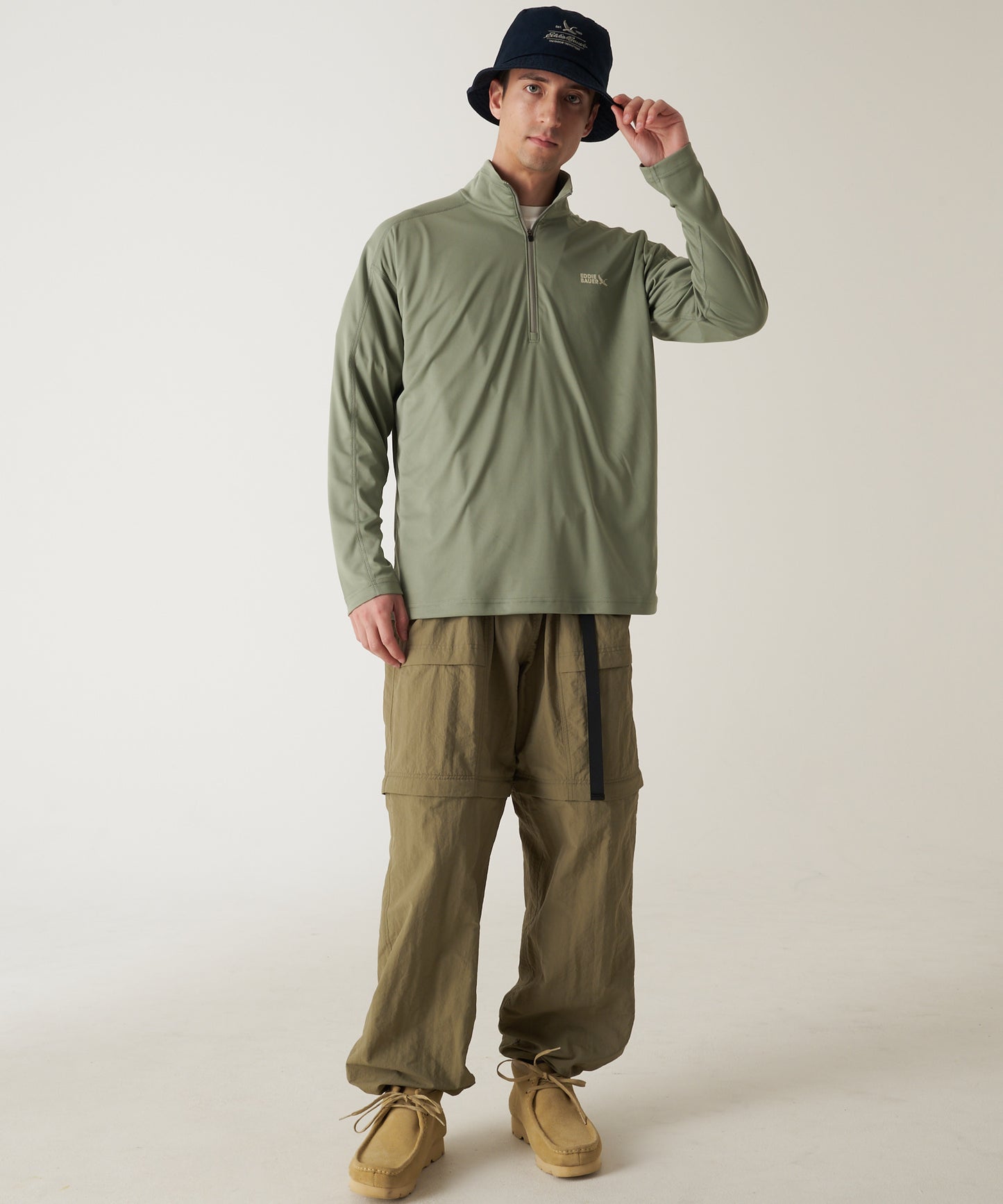レゾリューション 長袖ハーフジップモックネック/LS RESOLUTION H-ZIP MO