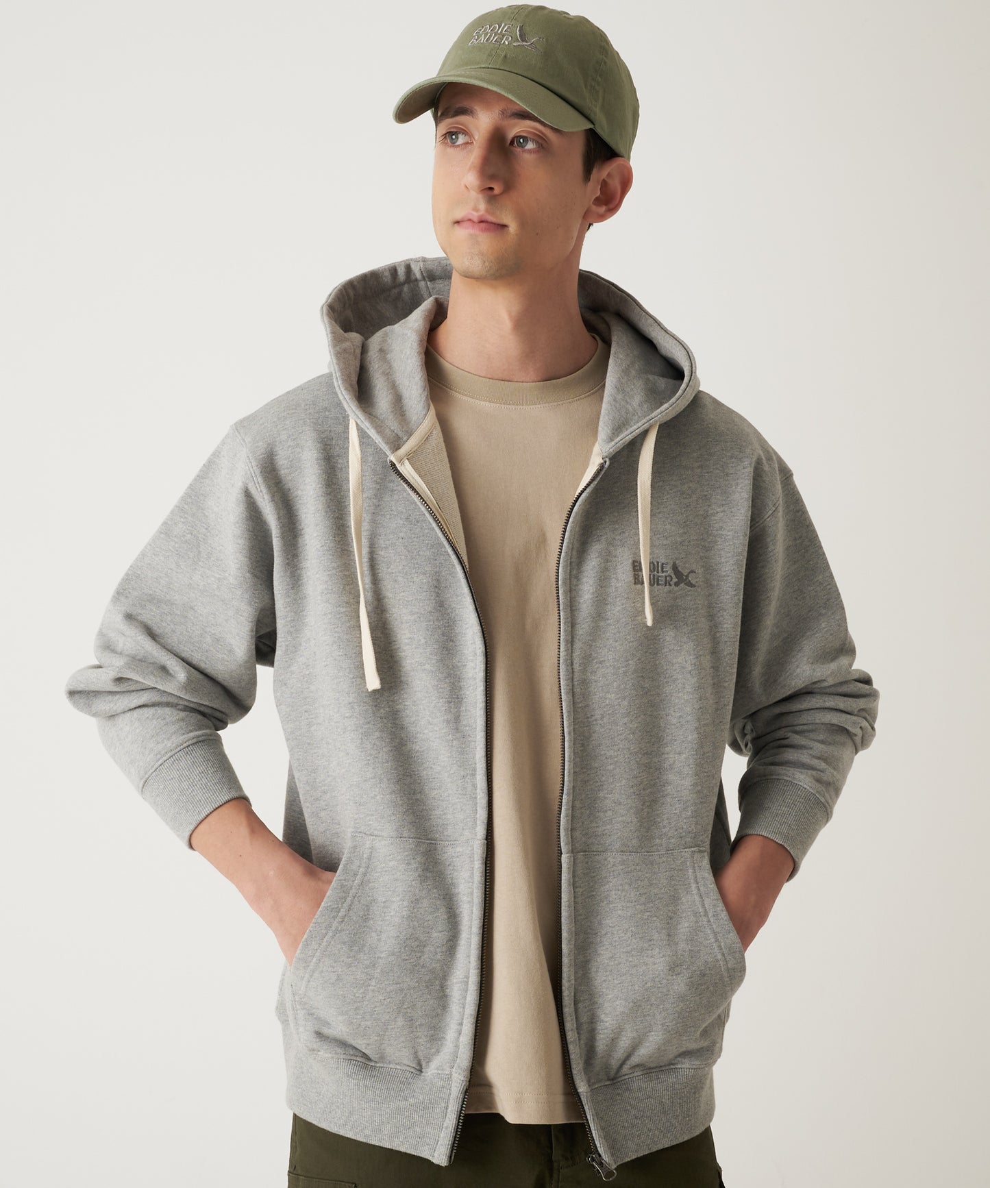 ジップアップ スウェットパーカ/ZIP UP SWEAT PARKA