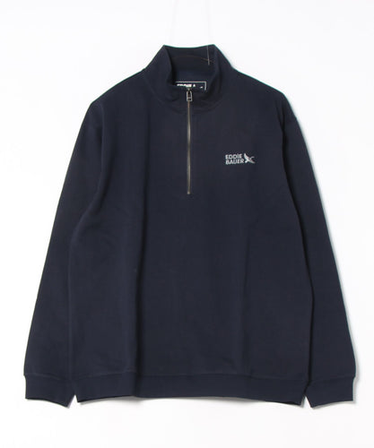 EBロゴ ハーフジップ 長袖Tシャツ/EB LOGO HALF-ZIP LS TEE