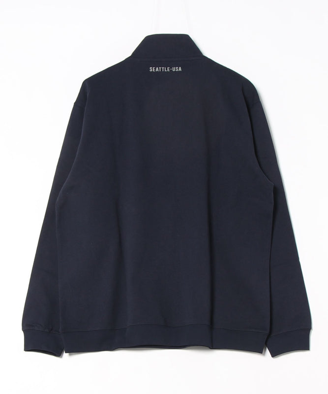 EBロゴ ハーフジップ 長袖Tシャツ/EB LOGO HALF-ZIP LS TEE