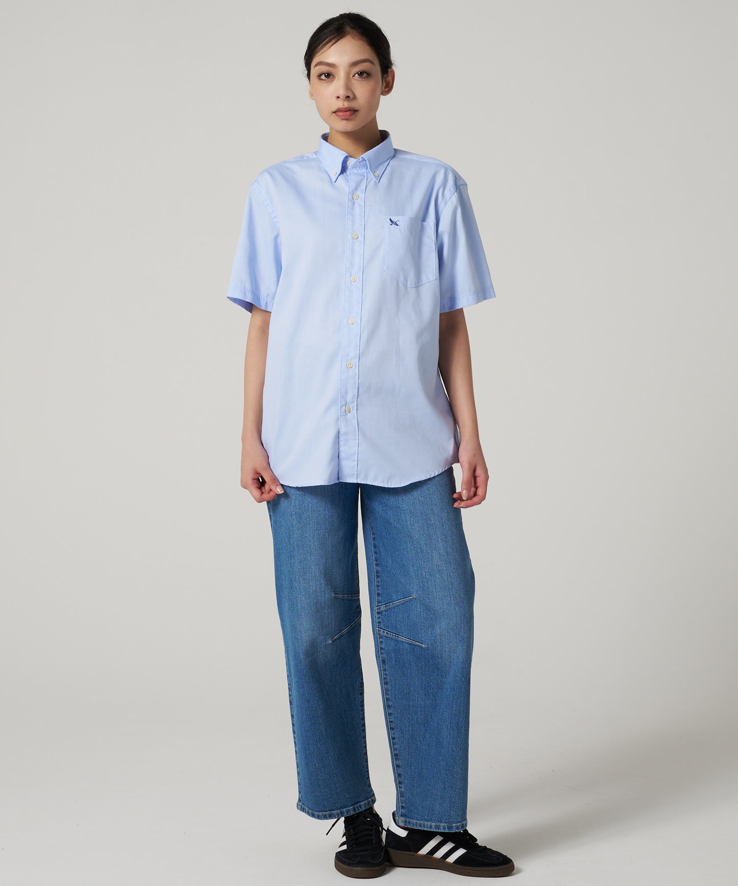 オックスフォード ボタンダウン 半袖シャツ/OXFORD SS BD SHIRT