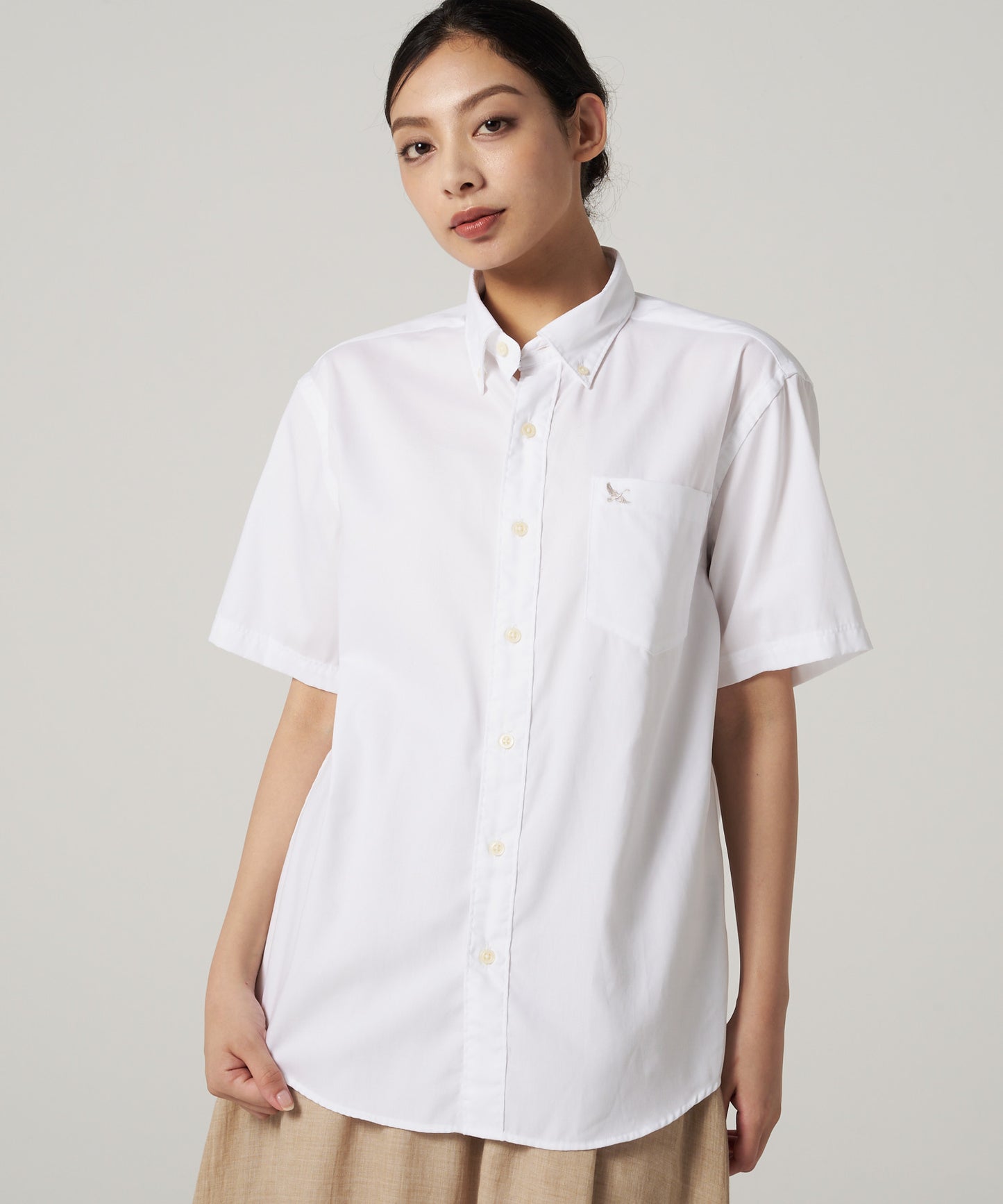 オックスフォード ボタンダウン 半袖シャツ/OXFORD SS BD SHIRT