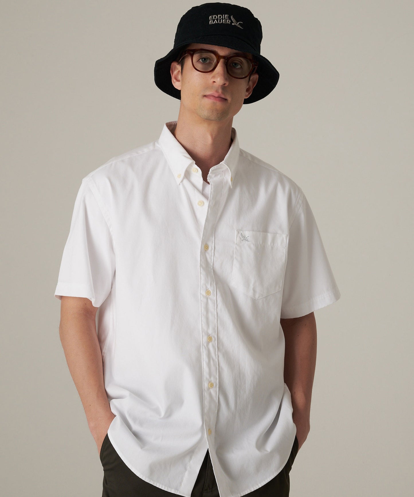 オックスフォード ボタンダウン 半袖シャツ/OXFORD SS BD SHIRT