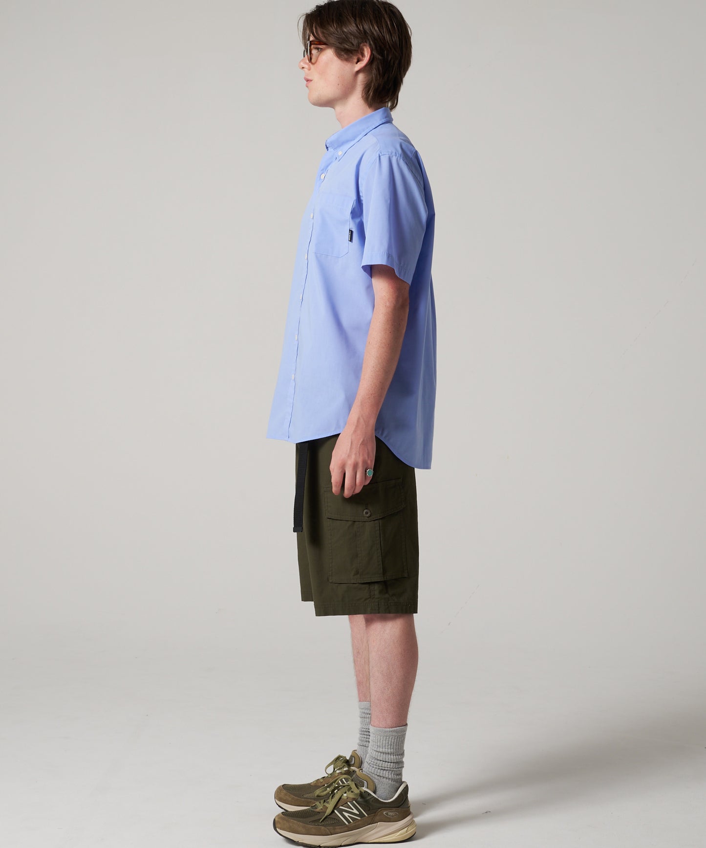 コットンボイル 半袖シャツ/COTTON VOILE SS SHIRT