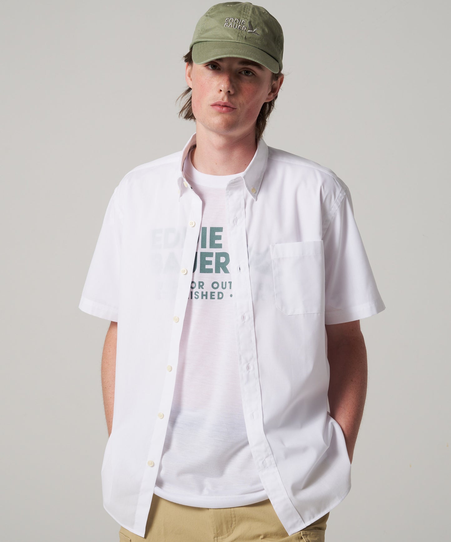 コットンボイル 半袖シャツ/COTTON VOILE SS SHIRT