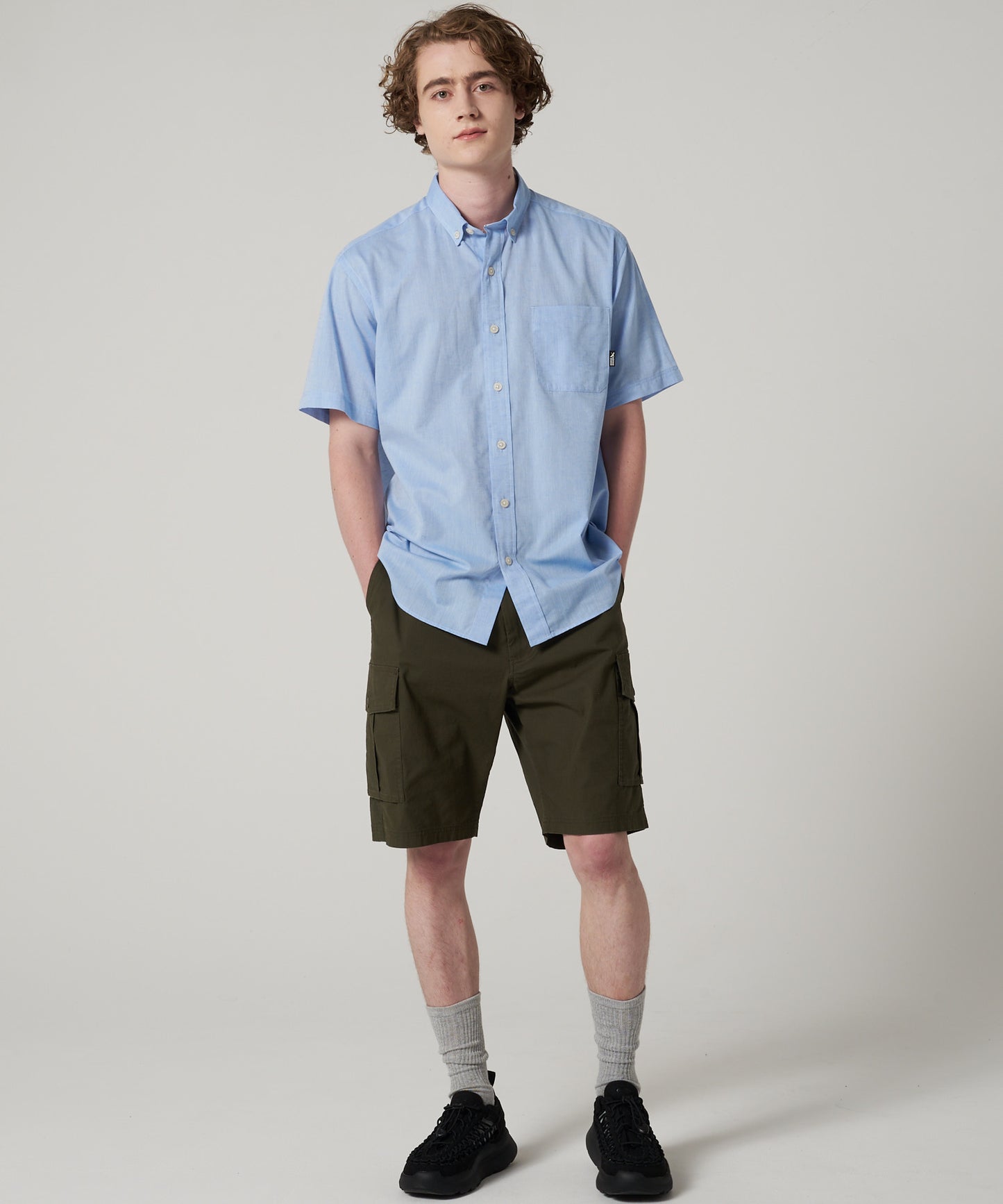 コットンリネン 半袖シャツ/COTTON/LINEN SS SHIRT