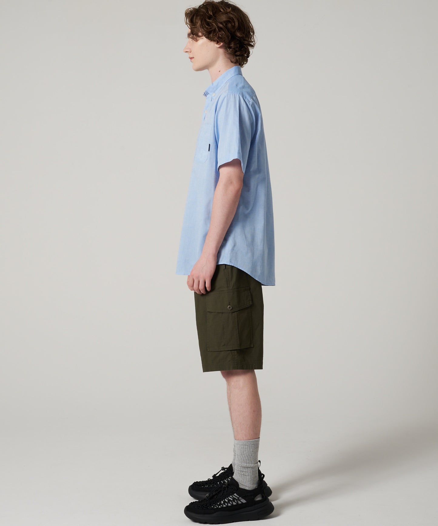 コットンリネン 半袖シャツ/COTTON/LINEN SS SHIRT