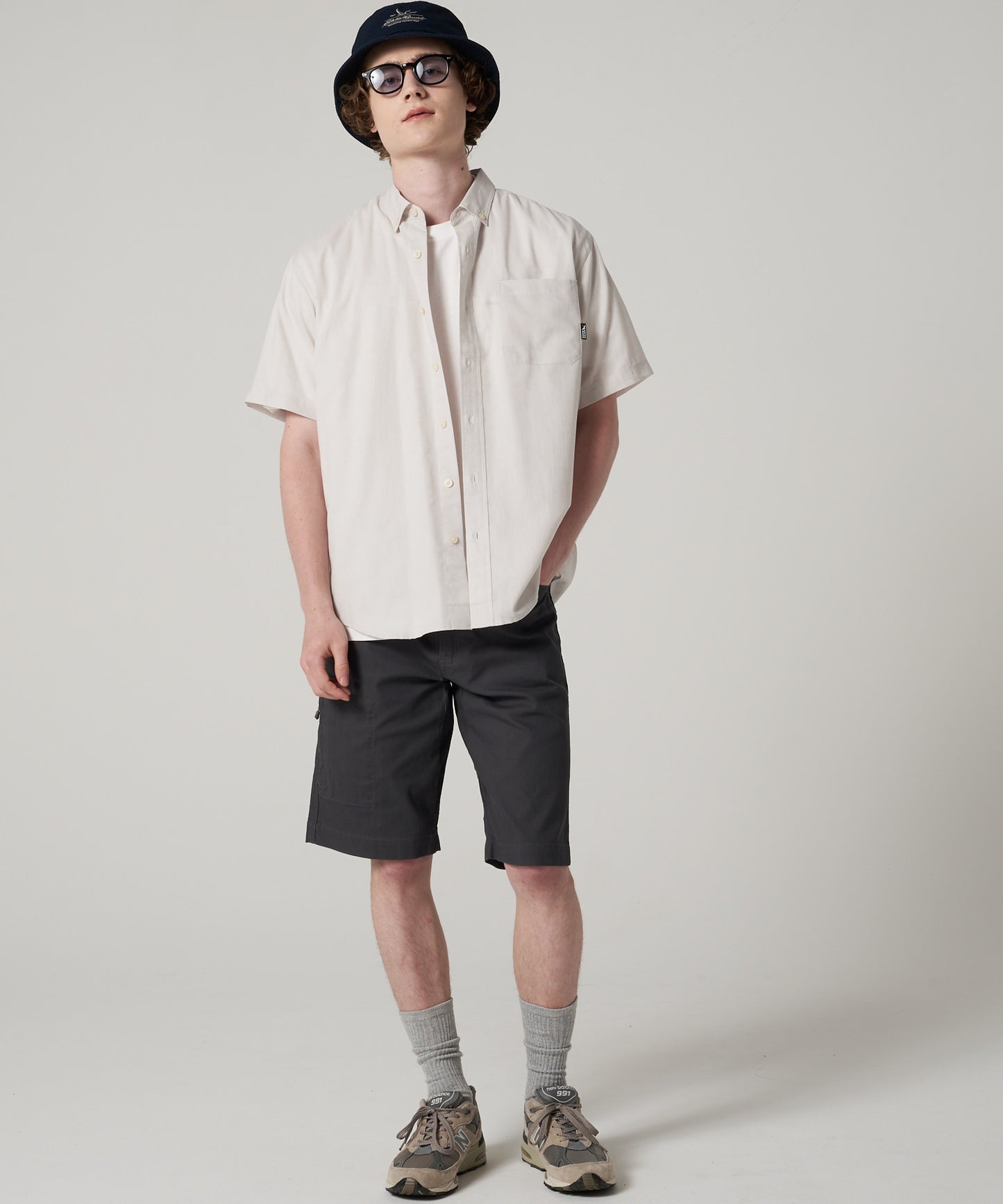 コットンリネン 半袖シャツ/COTTON/LINEN SS SHIRT