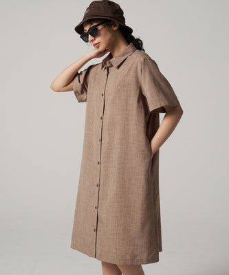 フラウリー シャツワンピース/FLOWRY SHIRT DRESS