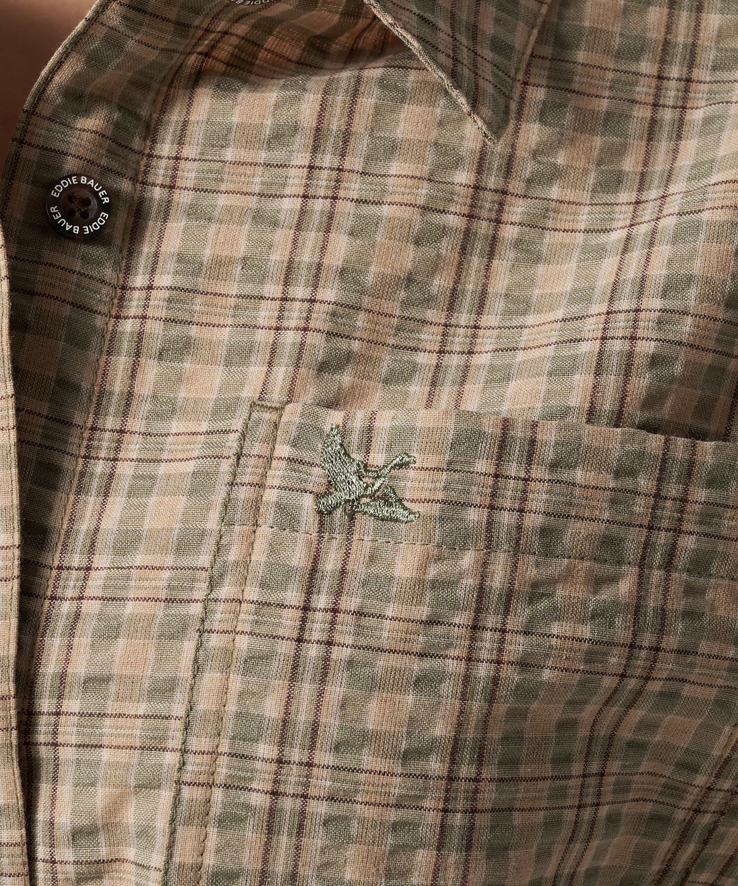 プレイド 半袖シャツチュニック/SS PLAID SHIRT TUNIC