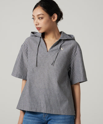 ストライプ 半袖ポップオーバー/STRIPE SS POPOVER