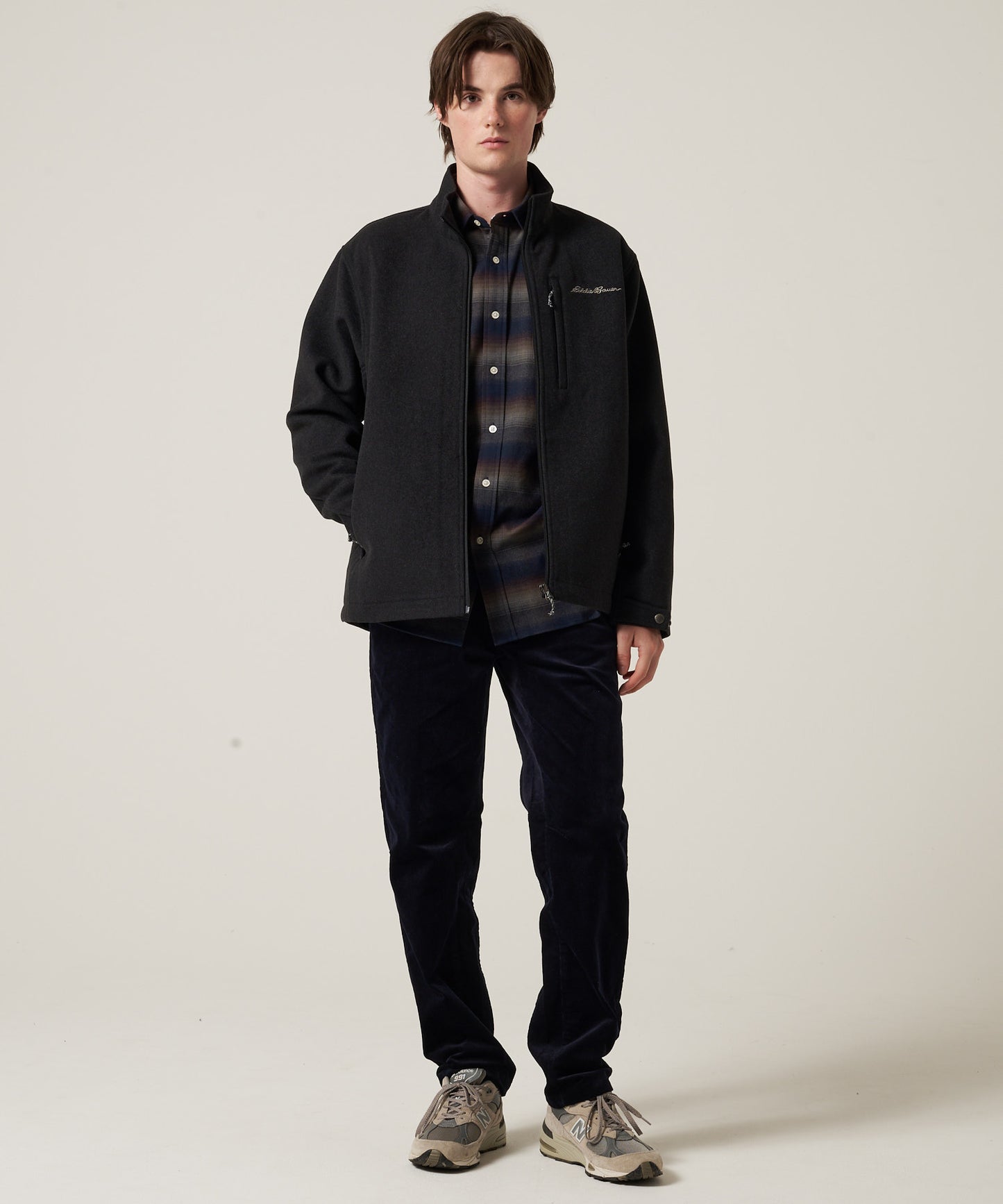 【予約】ボンディング ウール ジップスタンド/BONDING WOOL ZIP STAND
