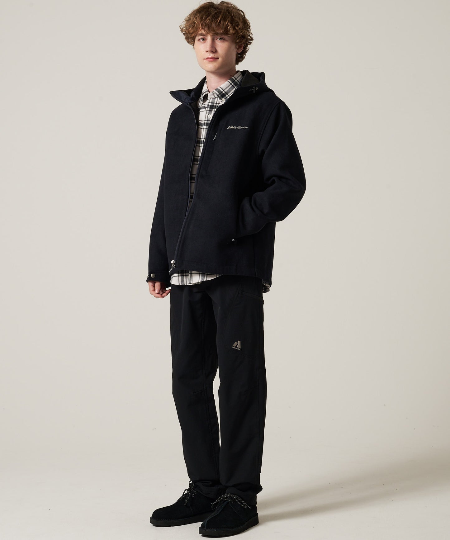 【予約】ボンディング ウール ジップフーディ/BONDING WOOL ZIP HOODIE