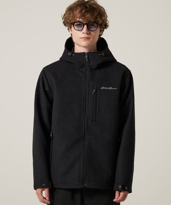 【予約】ボンディング ウール ジップフーディ/BONDING WOOL ZIP HOODIE