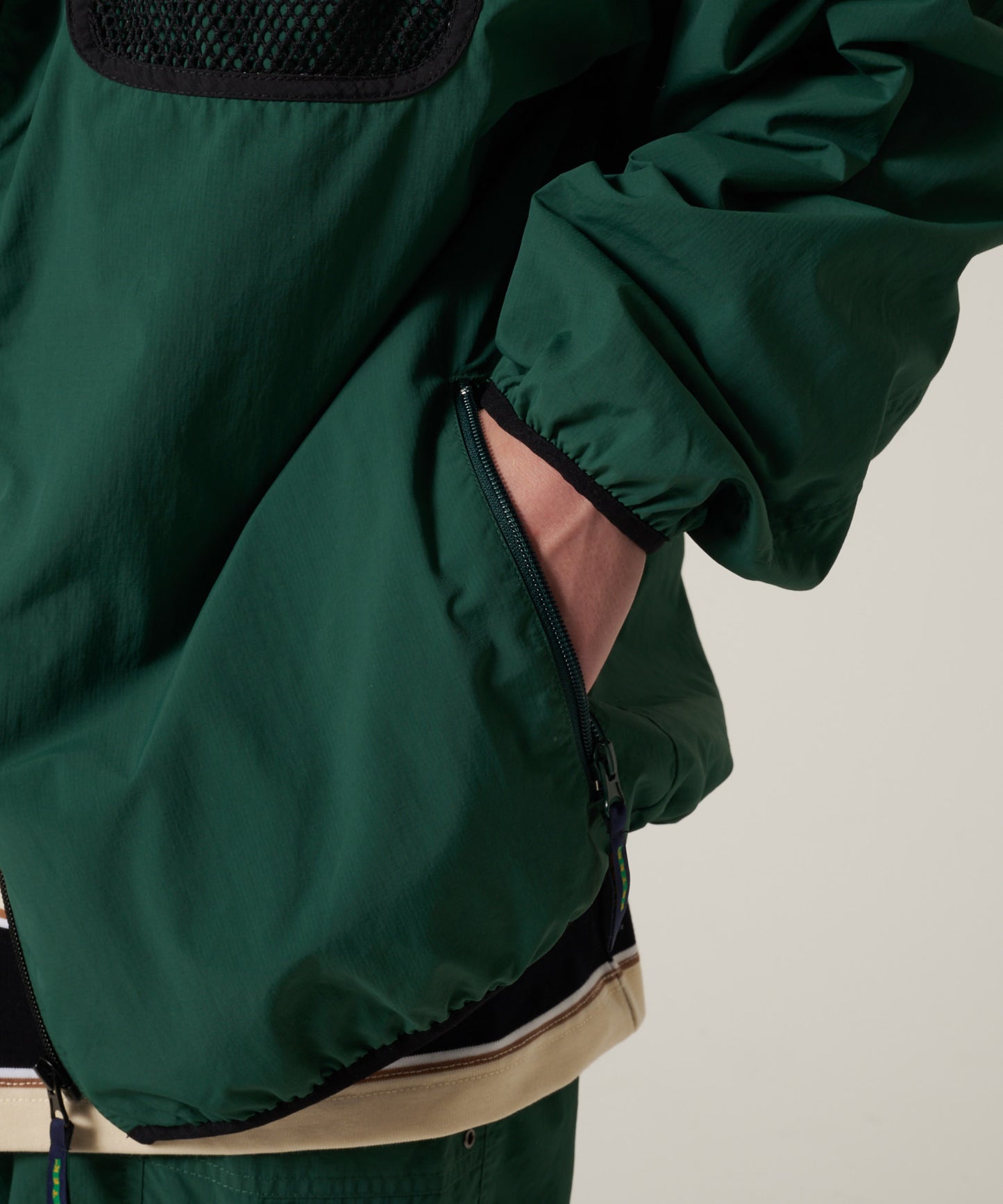 【予約】EBTEK ナイロンメッシュ ブルゾン/EBTEK NYLON/MESH BLOUSON