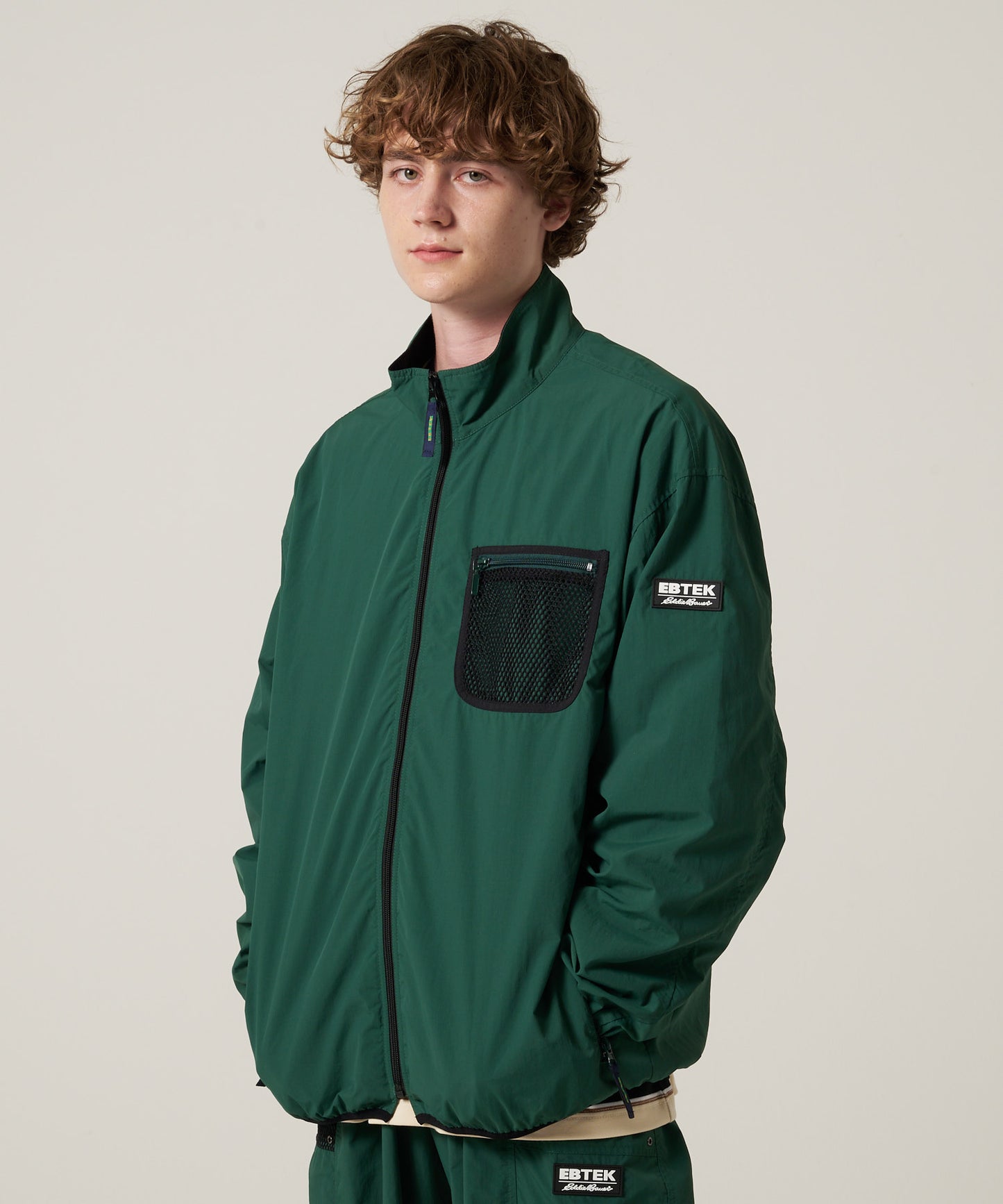 【予約】EBTEK ナイロンメッシュ ブルゾン/EBTEK NYLON/MESH BLOUSON