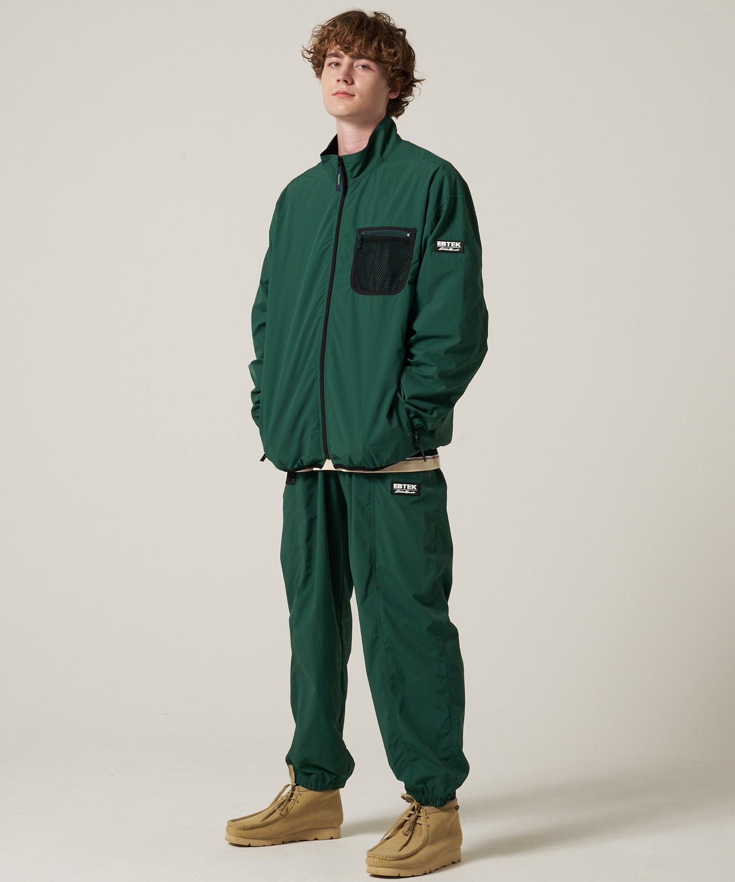 【予約】EBTEK ナイロンメッシュ ブルゾン/EBTEK NYLON/MESH BLOUSON