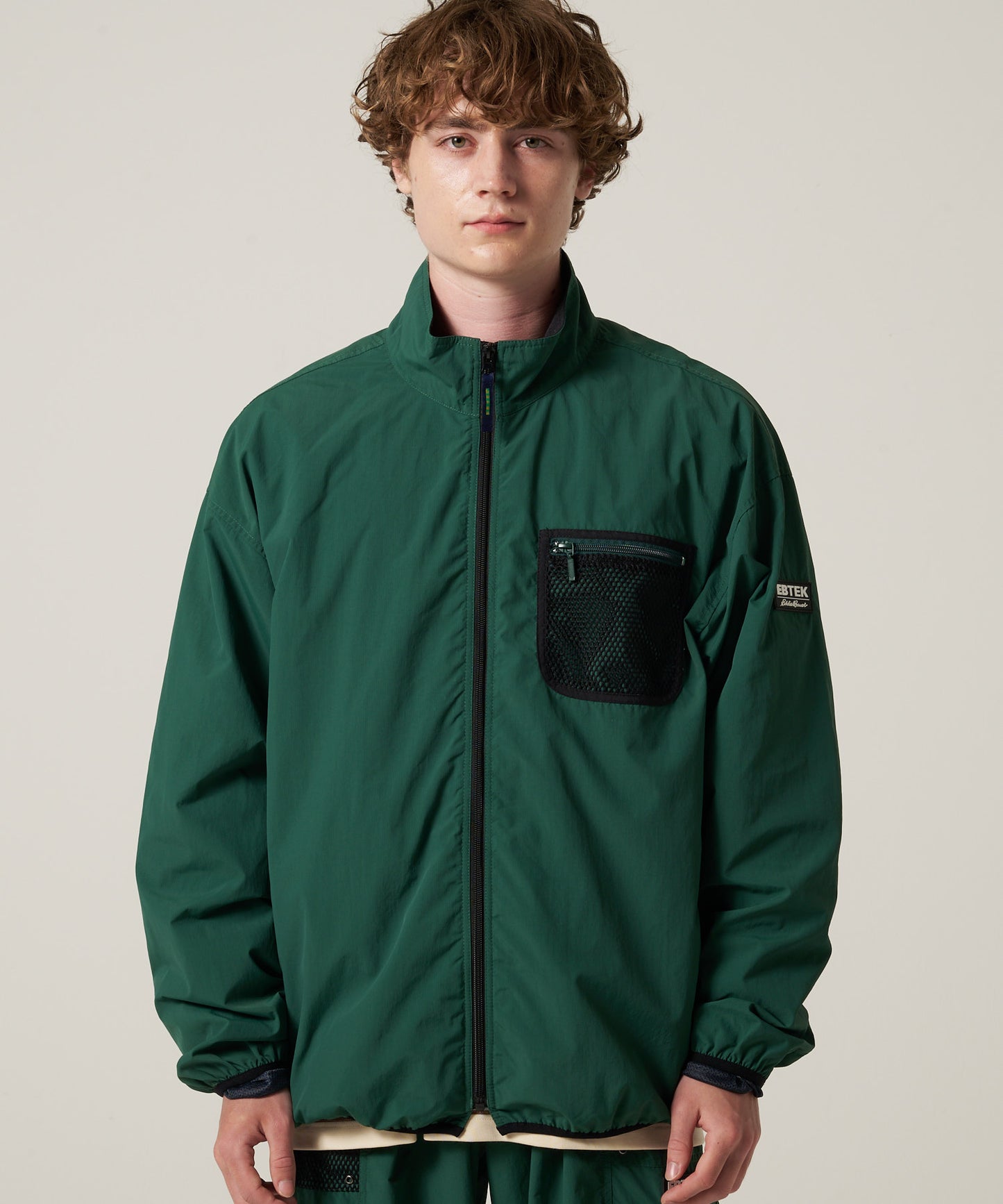 【予約】EBTEK ナイロンメッシュ ブルゾン/EBTEK NYLON/MESH BLOUSON