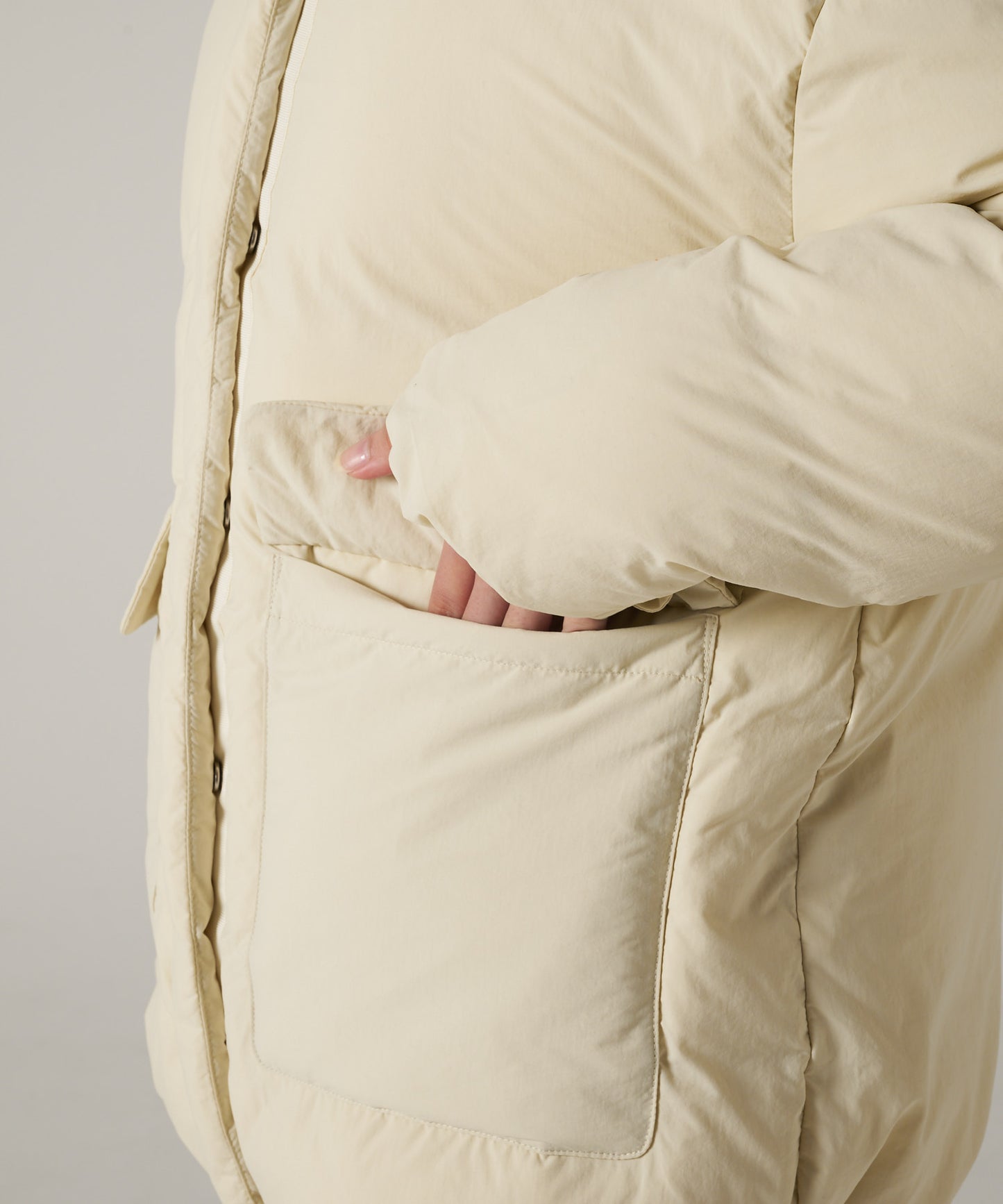 【ノベルティー対象】 パフィーネック ダウンジャケット/PUFFY NECK DOWN JACKET