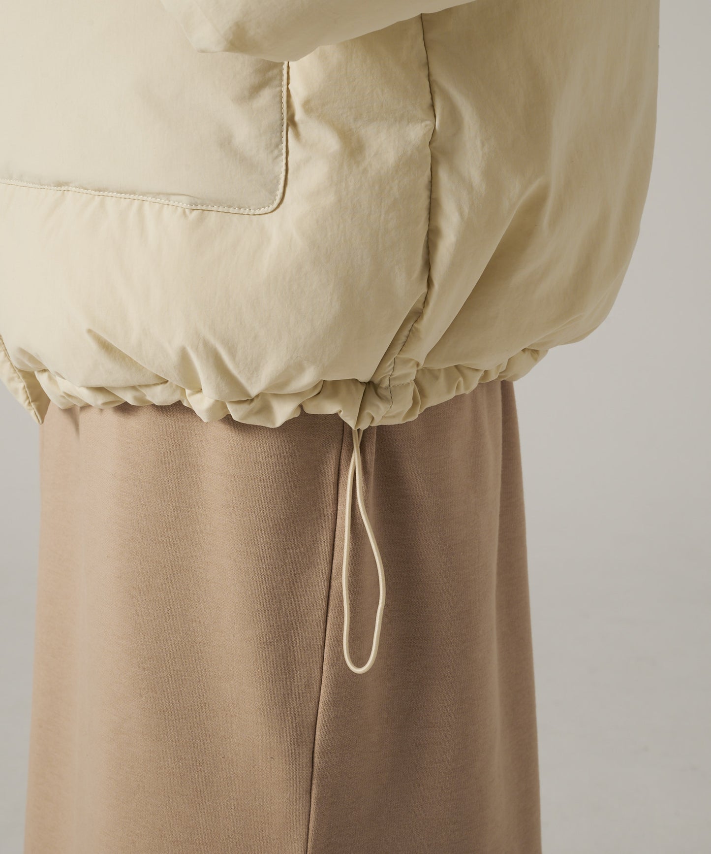 【ノベルティー対象】 パフィーネック ダウンジャケット/PUFFY NECK DOWN JACKET