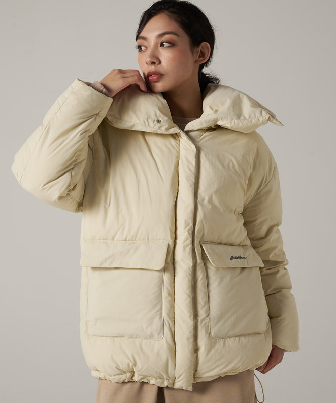 【ノベルティー対象】 パフィーネック ダウンジャケット/PUFFY NECK DOWN JACKET