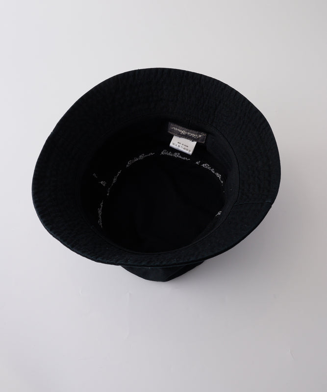 コットンツイル ロゴバケットハット/COTTON TWILL LOGO BUCKET HAT