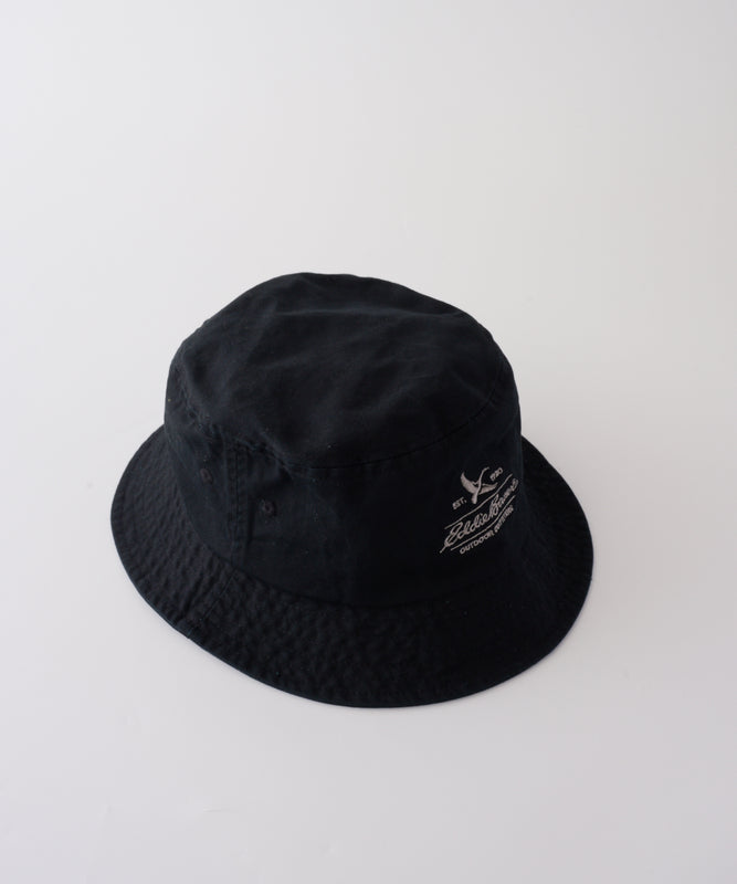 コットンツイル ロゴバケットハット/COTTON TWILL LOGO BUCKET HAT