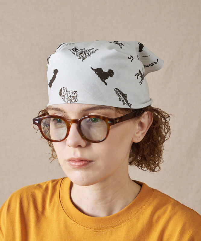 ラブラドール モチーフ バンダナ/LABRADOR MOTIF BANDANA