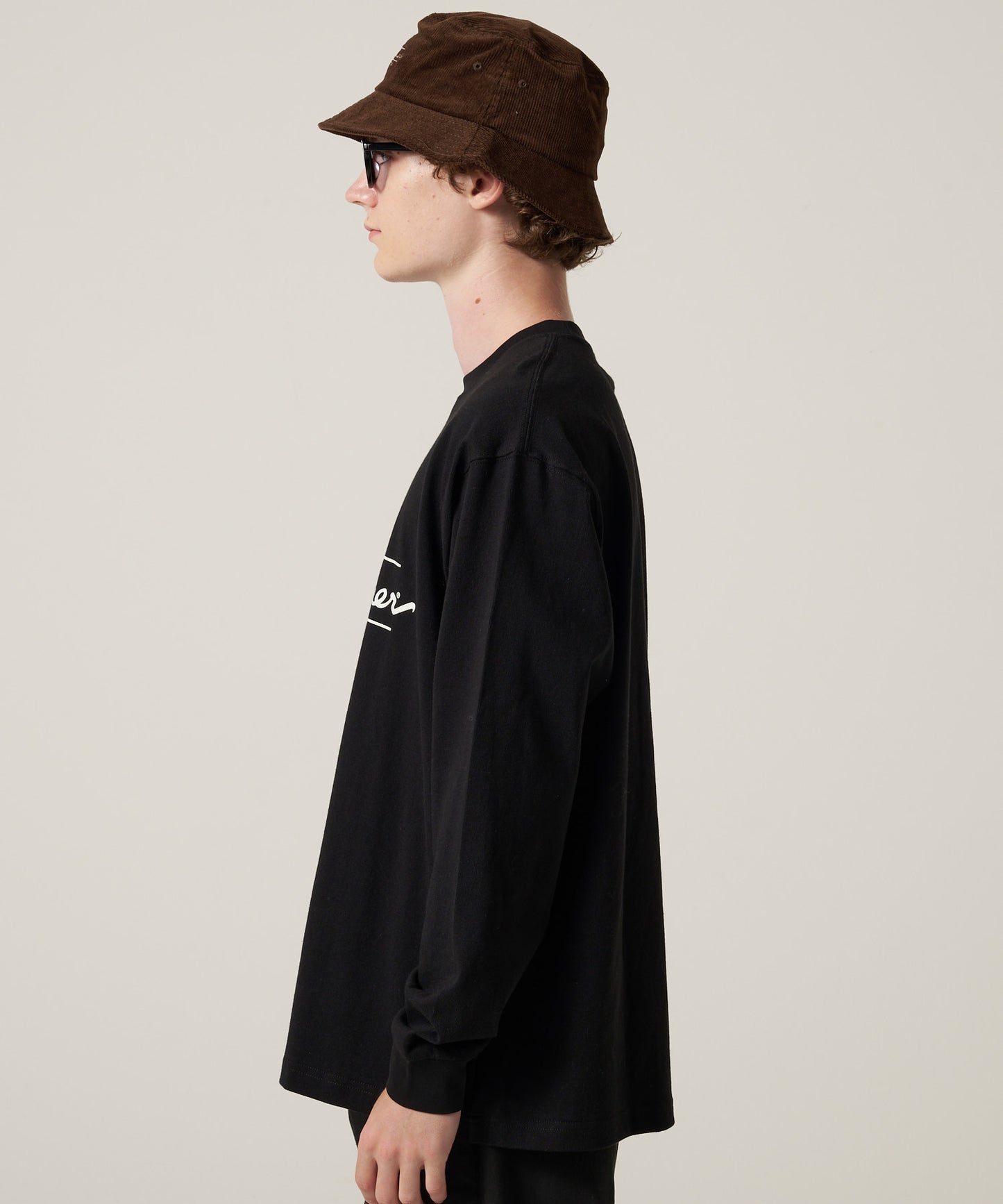 クラシックロゴ プリント長袖Tシャツ/CLASSIC LOGO PRINT LS TEE