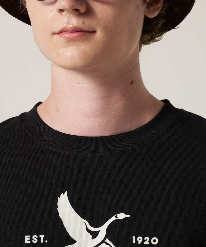 クラシックロゴ プリント長袖Tシャツ/CLASSIC LOGO PRINT LS TEE