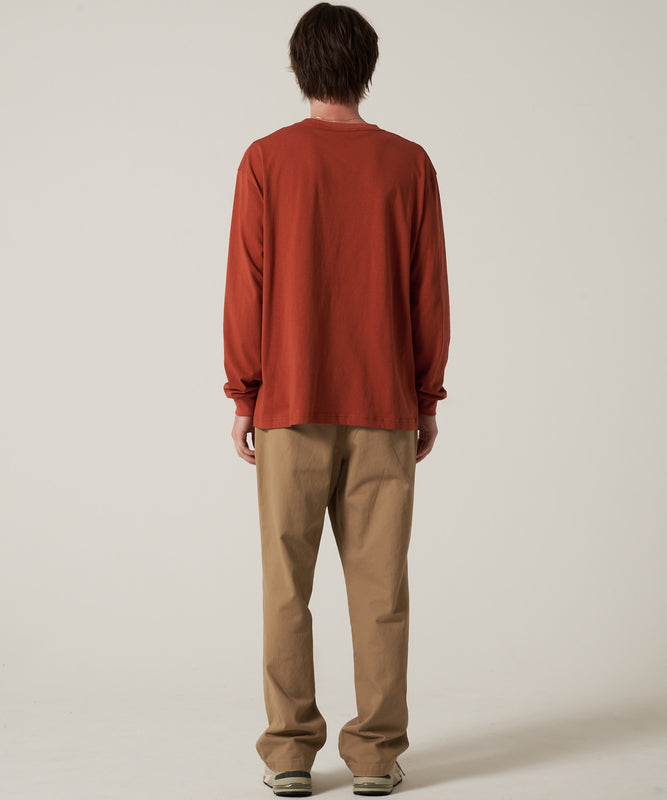 ワンポイントポケット長袖Tシャツ/ONE POINT PKT LS TEE