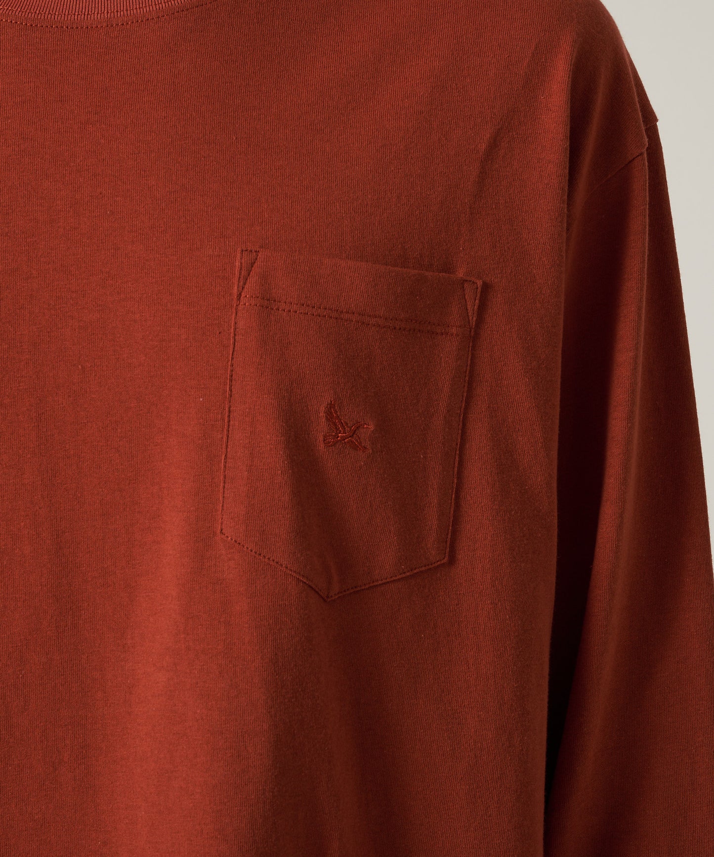 ワンポイントポケット長袖Tシャツ/ONE POINT PKT LS TEE