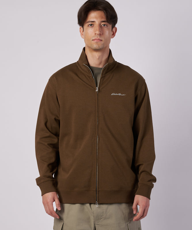 ダブルフェイスカノコ ジップアップ カーディガン/W-PIQUE ZIP-UP CARDIGAN