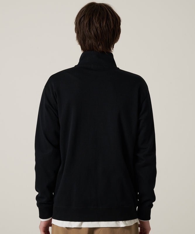 ダブルフェイスカノコ ジップアップ カーディガン/W-PIQUE ZIP-UP CARDIGAN